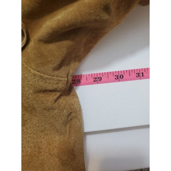 Excelled Western Leather Tassel Full Zip Jacket Sz 2X - Picture 8 of 10